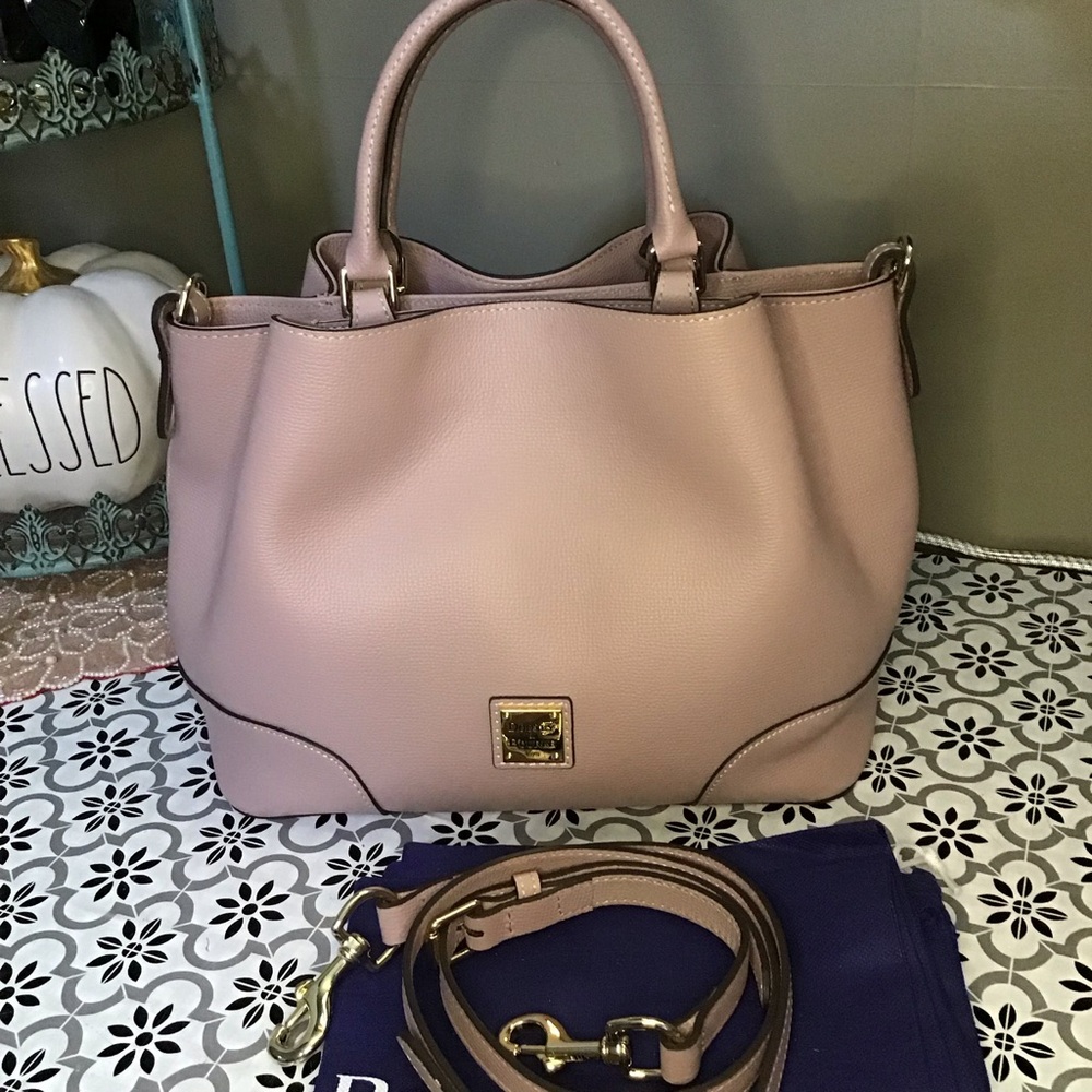 Dooney & Bourke Pink Satchel - Picture 9 of 16